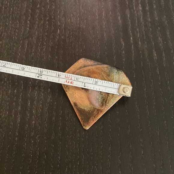 Pendant Enamel on Copper, Modernist, Abstract - Picture 5 of 5